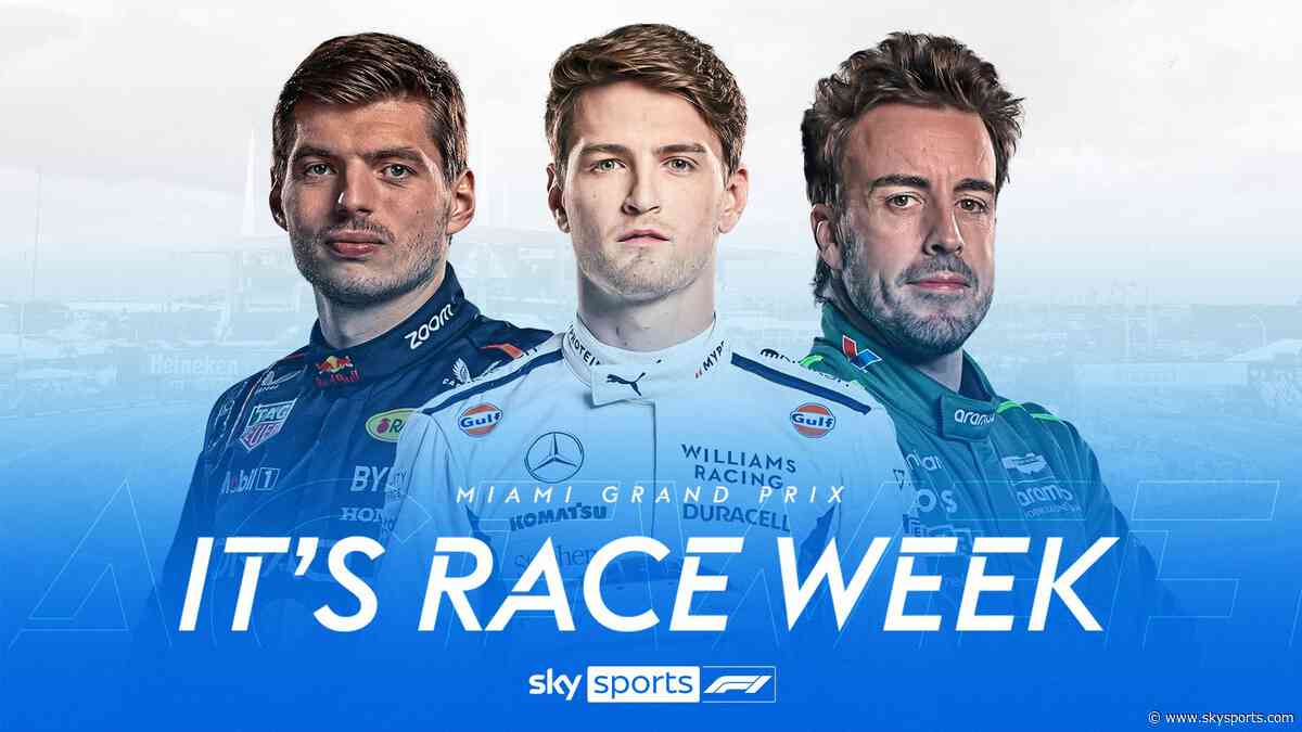When to watch Miami's F1 Sprint debut live on Sky Sports