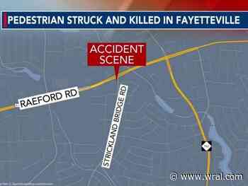 Pedestrian dies after being struck by vehicle near Raeford Road in Fayetteville