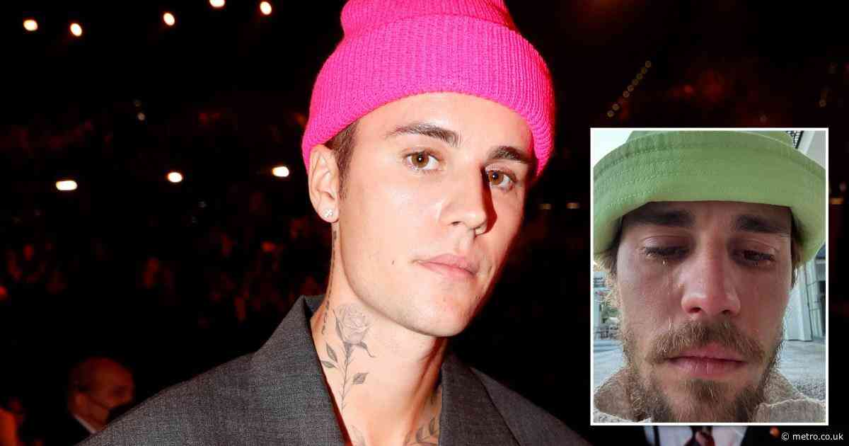 Justin Bieber sparks concern from fans asking if crying selfie is a ‘sign’