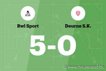 Wedstrijd tussen RWL Sport B en SK Deurne eindigt in forfaitscore