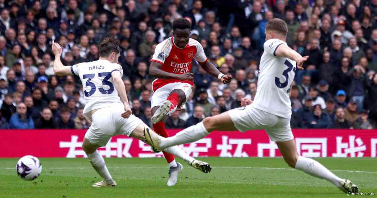 Arsenal legend labels Tottenham ‘terrible’ during first-half Gunners romp