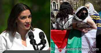 Watch: AOC Calls Protesters Non-Violent; Leader Caught Saying 'Zionists Deserve to Die'