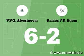 VV Alveringem wint spektakelwedstrijd van Dames VK Egem B