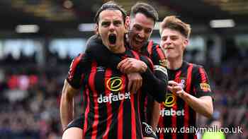 Bournemouth 3-0 Brighton: Cherries move into the top half of the Premier League as Marcos Senesi, Enes Unal and Justin Kluivert score in dominant win over struggling visitors