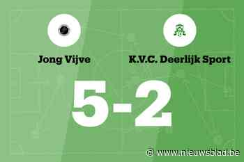 Vermeersch scoort drie keer voor Jong Vijve in wedstrijd tegen VC Deerlijk Sport