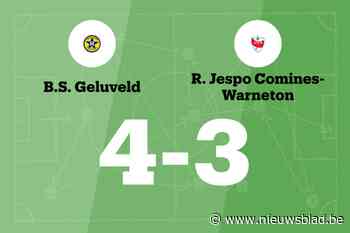 BS Geluveld wint sensationeel duel met R. Jespo Comines-Warneton