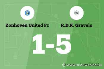 RDK Gravelo wint spektakelwedstrijd van Zonhoven United B