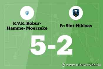 KVK Robur Hamme-Moerzeke wint thuis van FC Sint-Niklaas, mede dankzij twee treffers Van Spitael