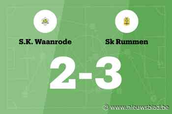 SK Rummen buigt achterstand om in zege tegen SK Waanrode