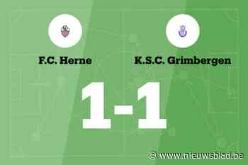 FC Herne en KSC Grimbergen eindigen op gelijke hoogte