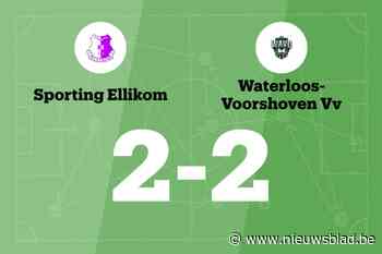 Waterloos-Voorshoven sleept gelijkspel uit de brand in de uitwedstrijd tegen Sporting Ellikom