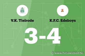 VK Tielrode verliest thuis met een doelpunt verschil van KFC Edeboys B