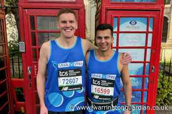 Four men raise over £11k in London Marathon for cerebral palsy charity