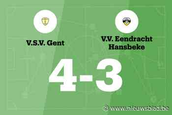 VSV Gent B buigt achterstand om in zege tegen Eendracht Hansbeke B