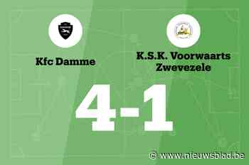 FC Damme wint thuis van KSKV Zwevezele, mede dankzij twee treffers Lameire