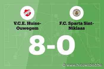 VCE Huise-Ouwegem maakt veel doelpunten thuis tegen FC Sparta Sint Niklaas