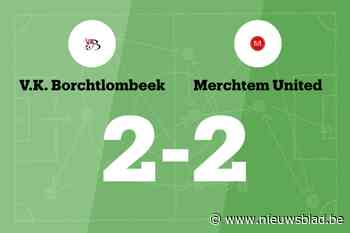 VK Borchtlombeek B speelt gelijk in thuiswedstrijd tegen Merchtem United B