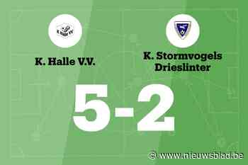 Mooren maakt twee goals voor K Halle VV in wedstrijd tegen KST Drieslinter B