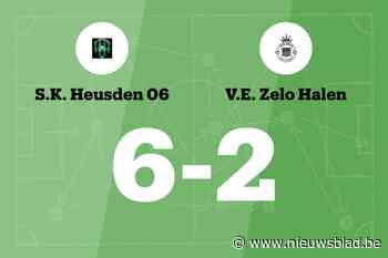 SK Heusden 06 wint tegen KVE Zelo Halen door treffers van Snellinx