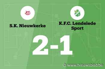 SK Nieuwkerke wint van FC Lendelede Sport