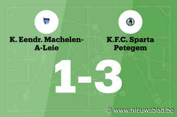De Waele maakt twee goals voor Sparta Petegem B in wedstrijd tegen Eendracht Machelen-aan-de-Leie B