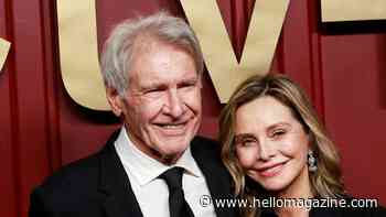 Harrison Ford and Calista Flockhart get all glammed up for rare high-profile appearance together
