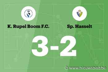 Rupel Boom wint dankzij één goal verschil van Sporting Hasselt
