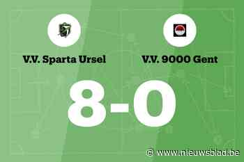 Sparta Ursel laat VV 9000 Gent kansloos