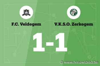 FC Veldegem speelt gelijk tegen VK Zerkegem