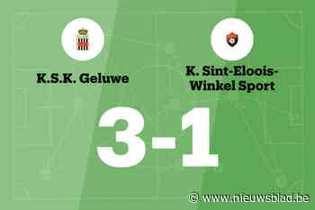 SK Geluwe wint duel met Winkel Sport B