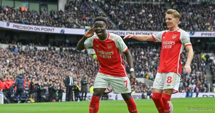 Arsenal star Bukayo Saka says Man City can drop points in title race