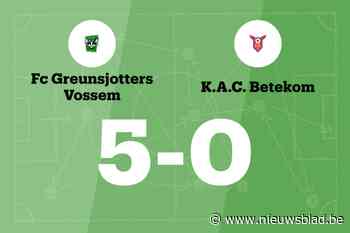 Bracké scoort drie keer, Greunsjotters Vossem verslaat KAC Betekom B