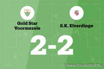 GS Voormezele en SK Elverdinge eindigt op 2-2