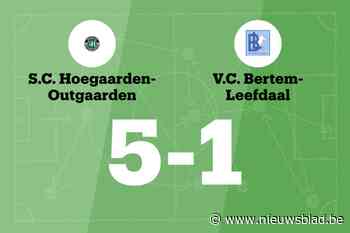 Covens scoort twee keer voor SC Out-Hoegaarden in wedstrijd tegen VC Bertem-Leefdaal