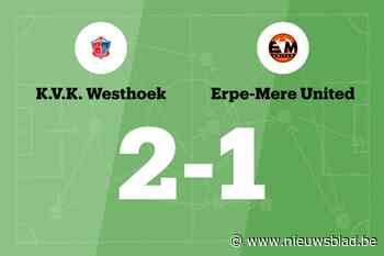 KVK Westhoek wint wedstrijd tegen Erpe-Mere United
