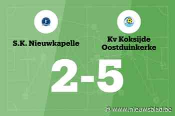 Bossaert scoort twee keer voor KV Koksijde-Oostduinkerke in wedstrijd tegen SK Nieuwkapelle