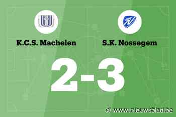 Zege voor SK Nossegem in uitwedstrijd tegen KCS Machelen