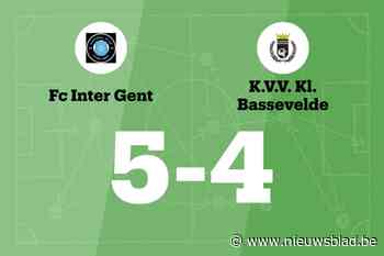 FC Inter Gent wint sensationeel duel met Klauwaarts Bassevelde
