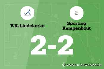 VK Liedekerke en Sporting Kampenhout spelen 2-2