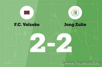 FC Velzeke speelt thuis gelijk tegen Jong Zulte