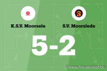 SV Moorsele wint spektakelwedstrijd van SV Moorslede