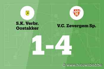 VC Zevergem Sport wint tegen SKV Oostakker door treffers van Brants