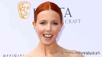 Stacey Dooley puts on a leggy display in a sexy red dress as she joins stylish Katie Piper at the BAFTA Television Craft Awards 2024