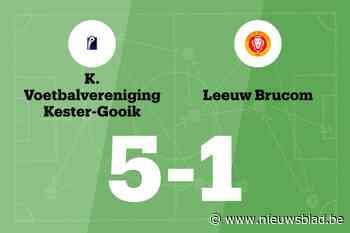 KVV Kester-Gooik verslaat Leeuw Brucom na hattrick De Greef