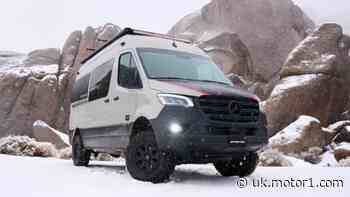 Outside Van's revamped Mercedes-Benz Sprinter has it all