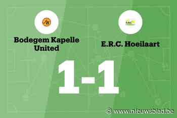 BOKA United en ERC Hoeilaart eindigt op 1-1