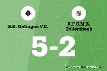 Frisch scoort twee keer voor SK Oetingen VC B in wedstrijd tegen KFCMZ Tollembeek