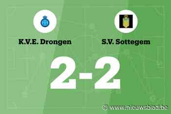 SV Zottegem speelt gelijk in uitwedstrijd tegen KVE Drongen