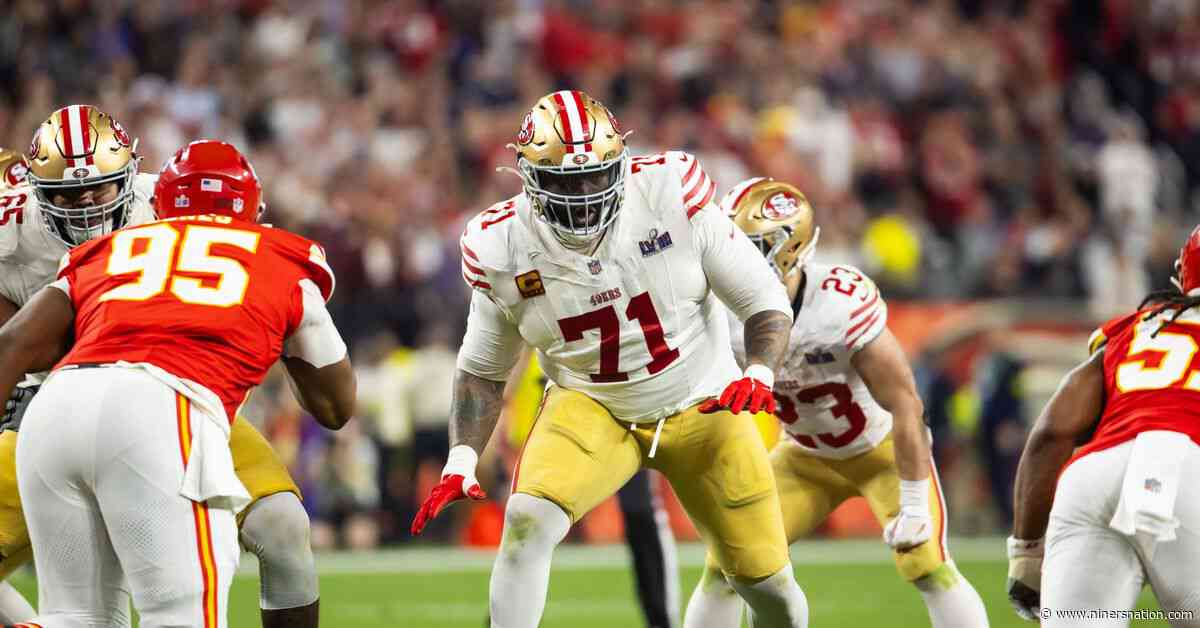 49ers left without succession plan at offensive tackle after 2024 NFL Draft