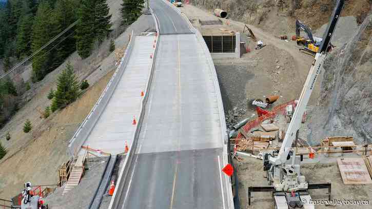 Highway closure through Fraser Canyon on Monday